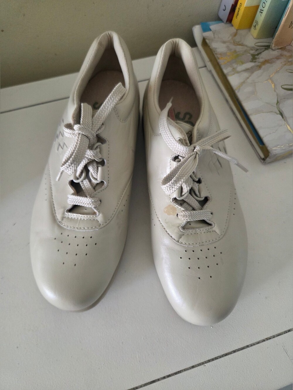 SAS Free Time Walking Shoe In Bone Color - Picture 6 of 11